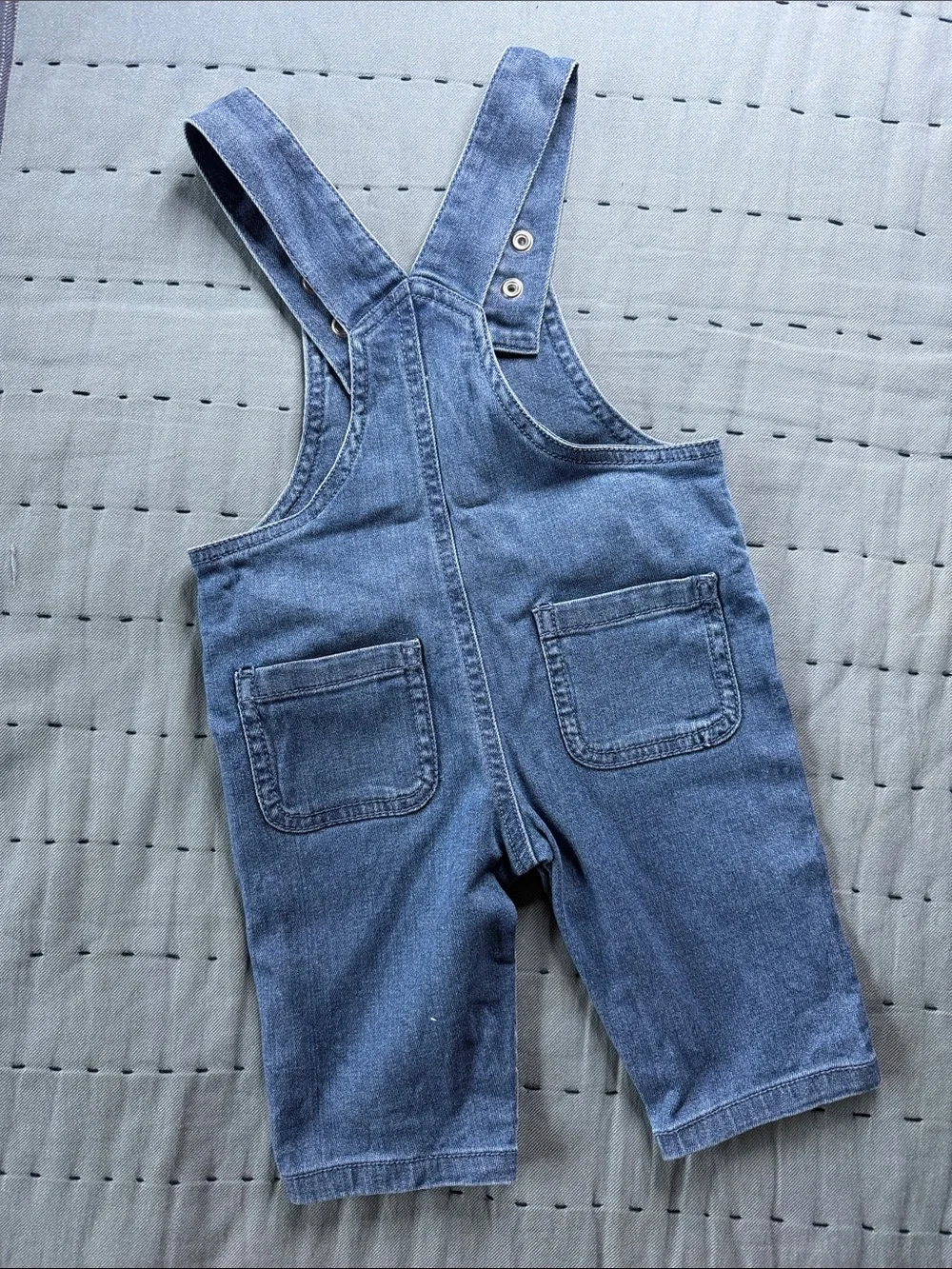 Carter's Blue Denim Kids Overalls with Front Pockets